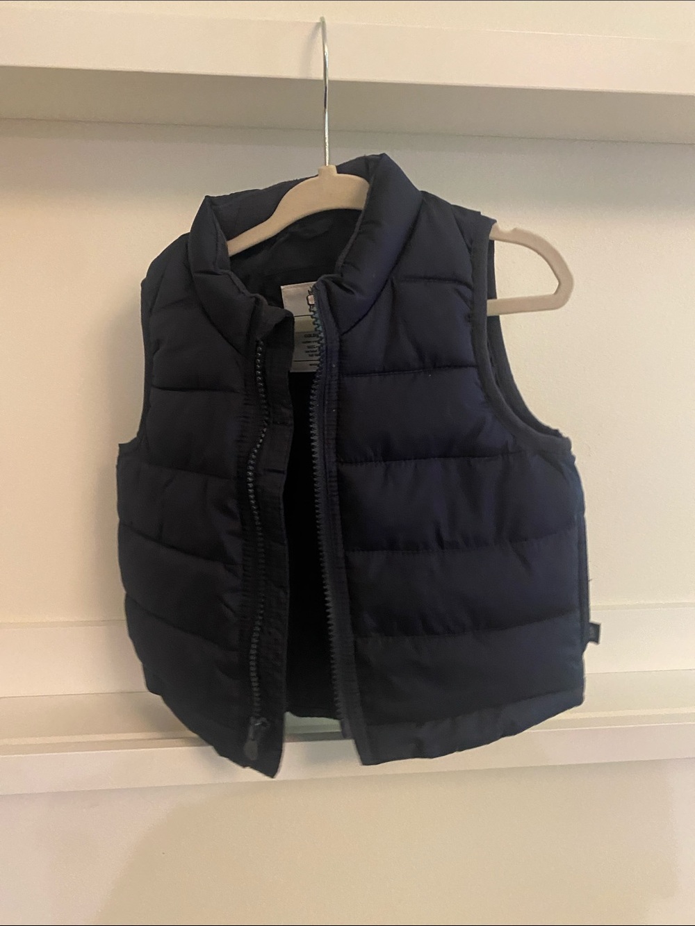 GAP Navy Quilted Puffer Vest for Kids